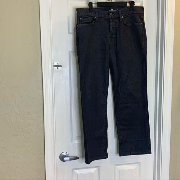 7 for all Mankind Standard Jeans Size 32 Gray - Picture 3 of 10